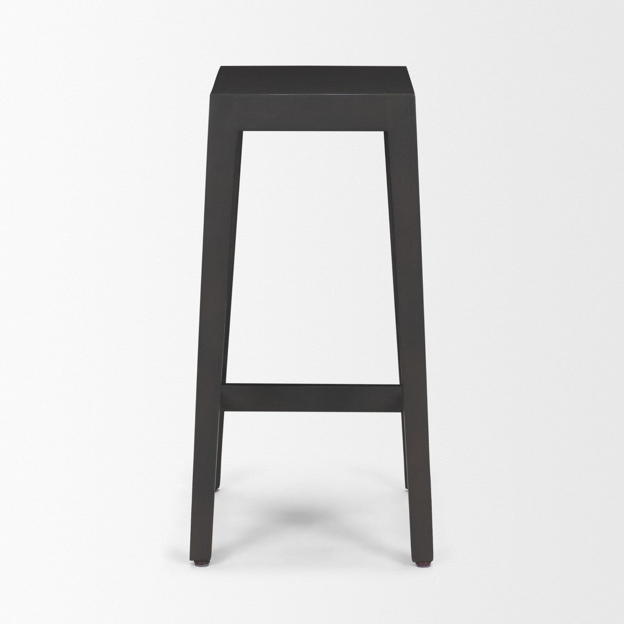 Colony Black-Brown Solid Wood Counter Stool