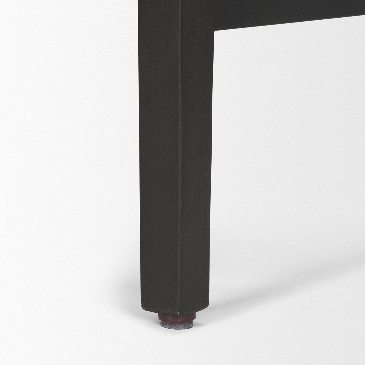 Colony Black-Brown Solid Wood Counter Stool