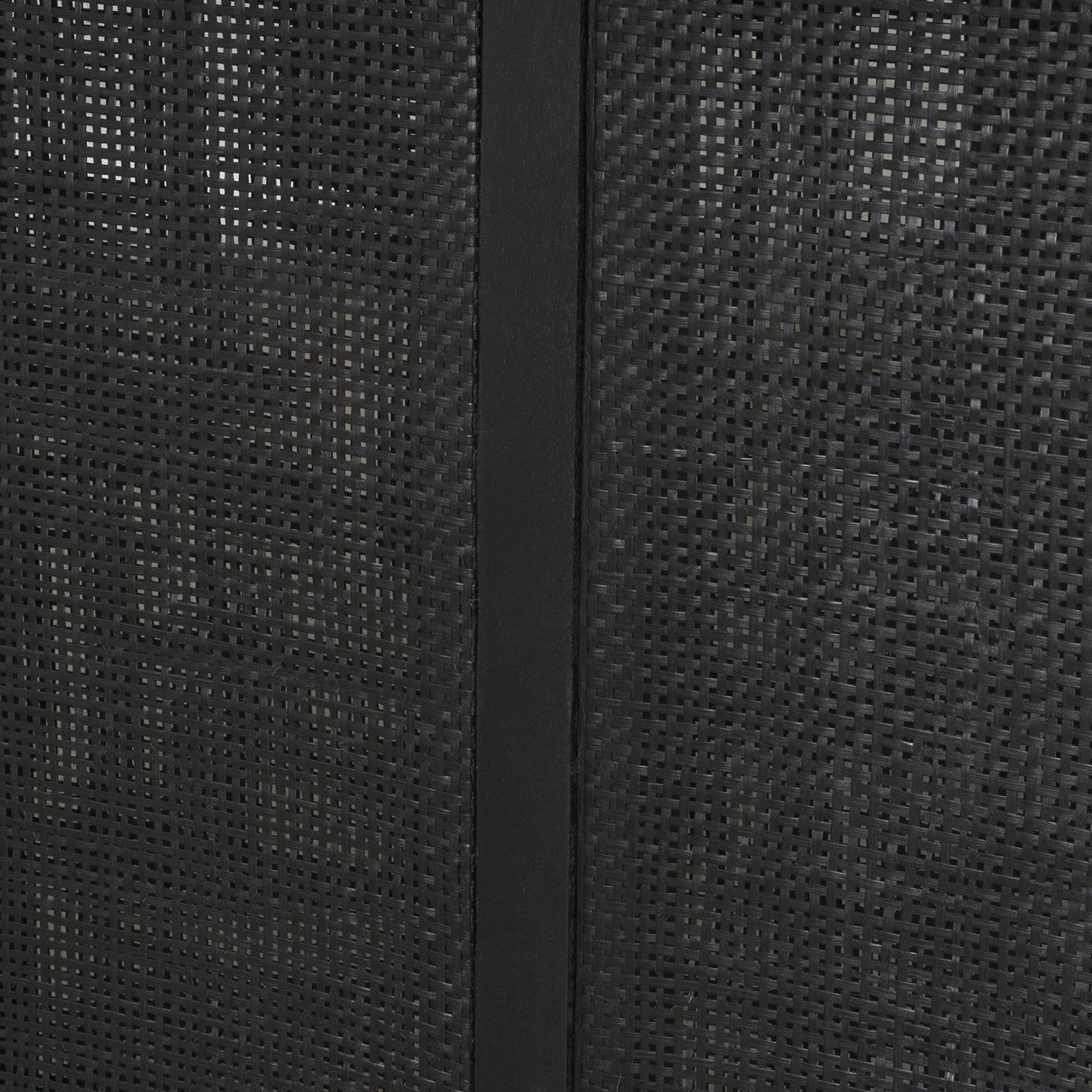 Grier 84" Black Wood w/ Black Cane Dining Table