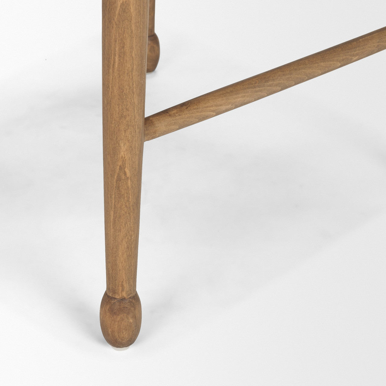 Brinley Woven Paper Rope w/ Brown Wood Frame Dining Chair