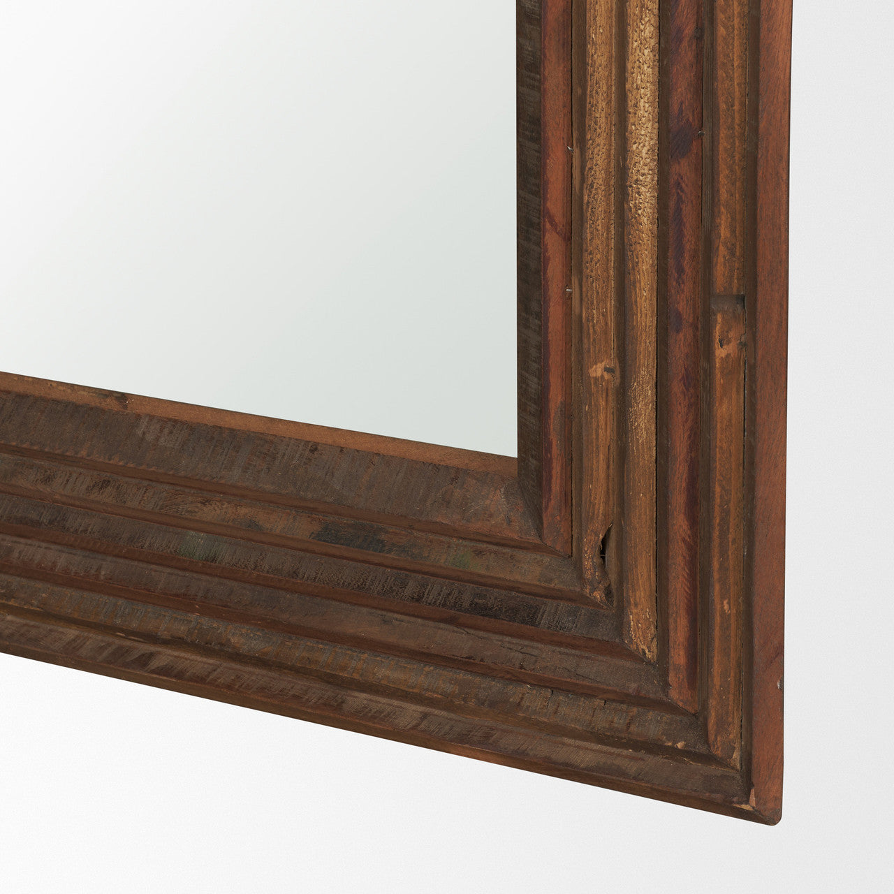 Bennet Large Rectangle Reclaimed Wooden Mirror