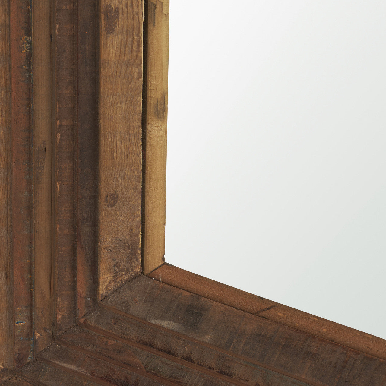 Bennet Large Rectangle Reclaimed Wooden Mirror