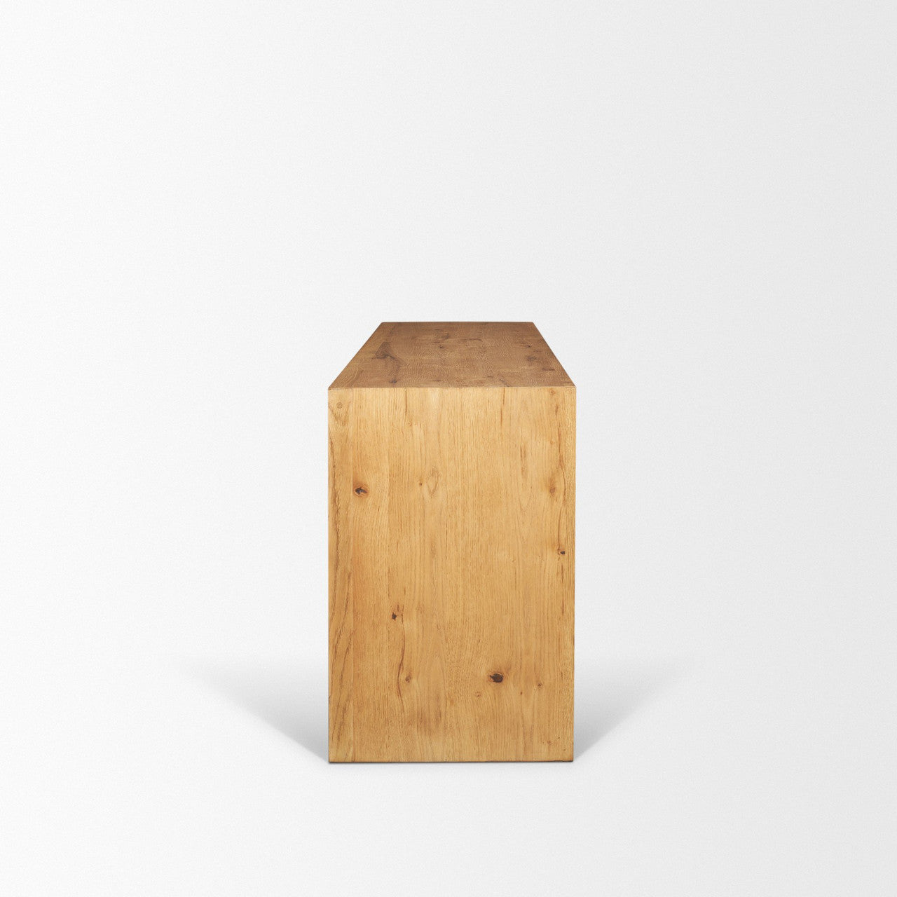 Belford 72" Light Brown Oak Wood Console Table