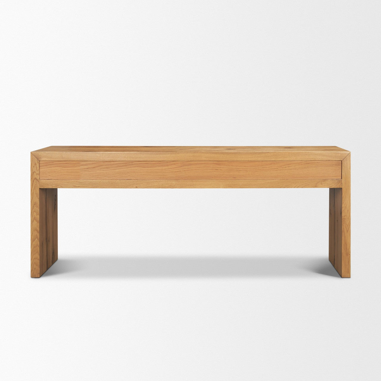 Belford 72" Light Brown Oak Wood Console Table