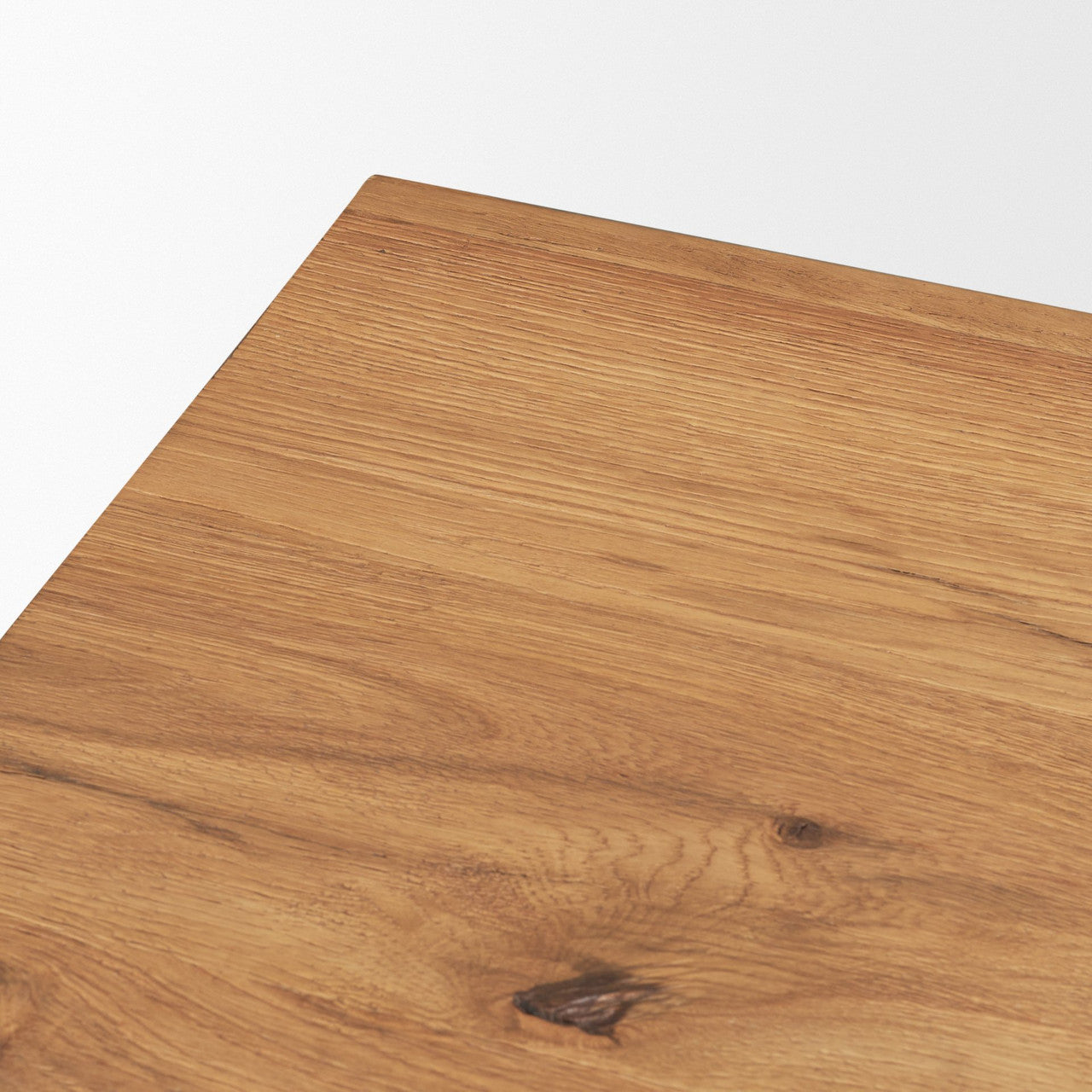 Belford 3-Drawer Light Brown Oak Wood Closed Nightstand