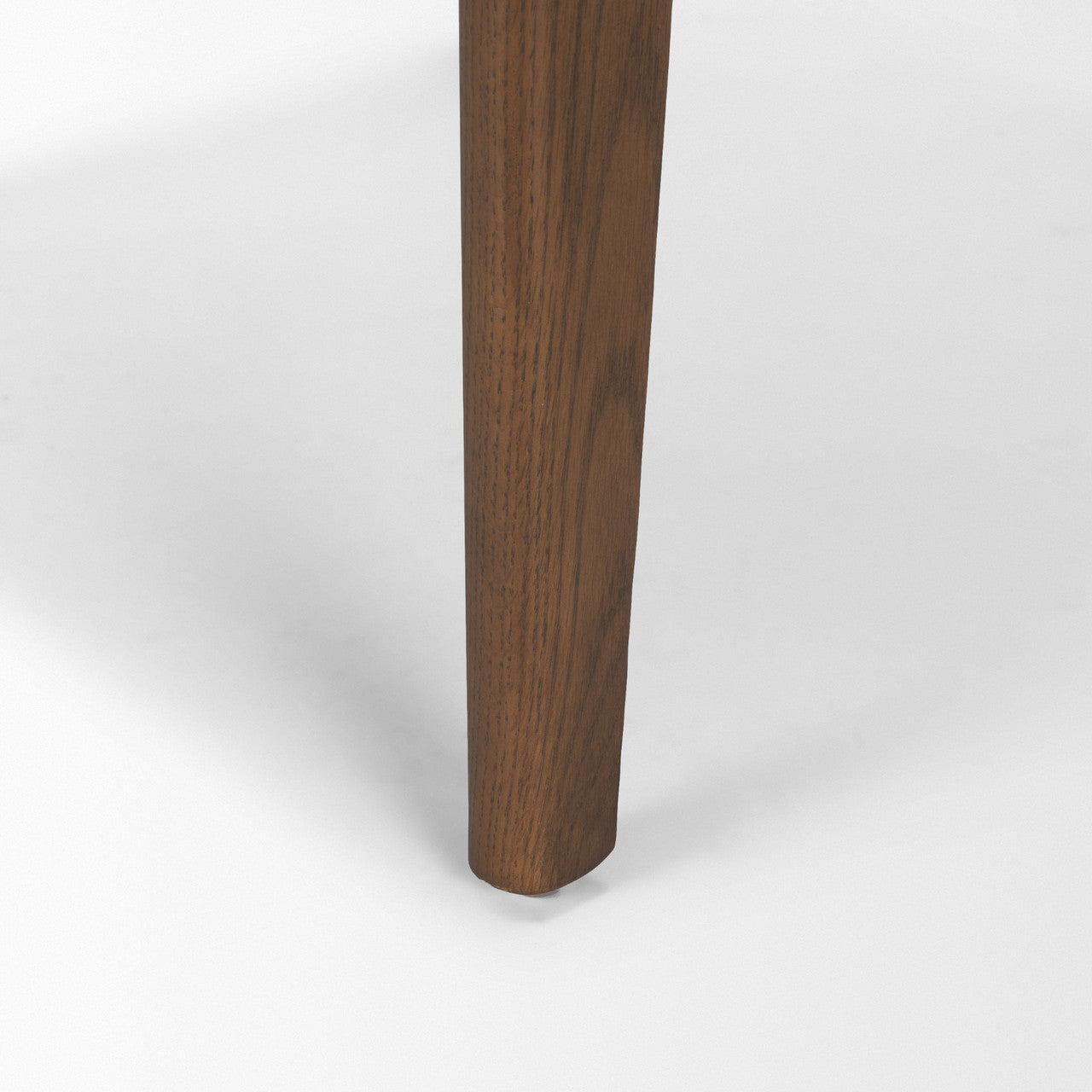 Reid Framed Brown Cane Cream Fabric Dining Armchair