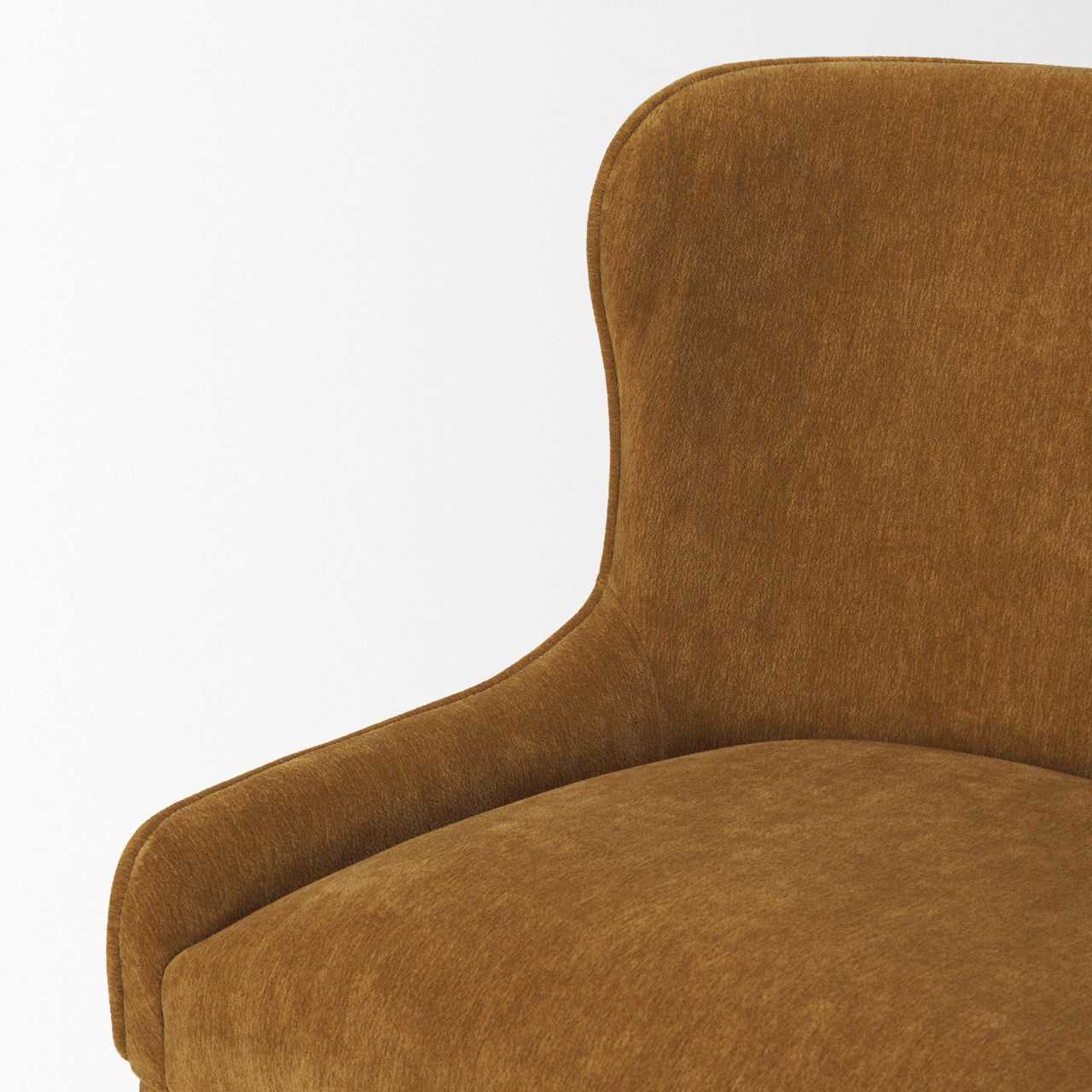 Nolan Slope Rust Chenille Dining Chair