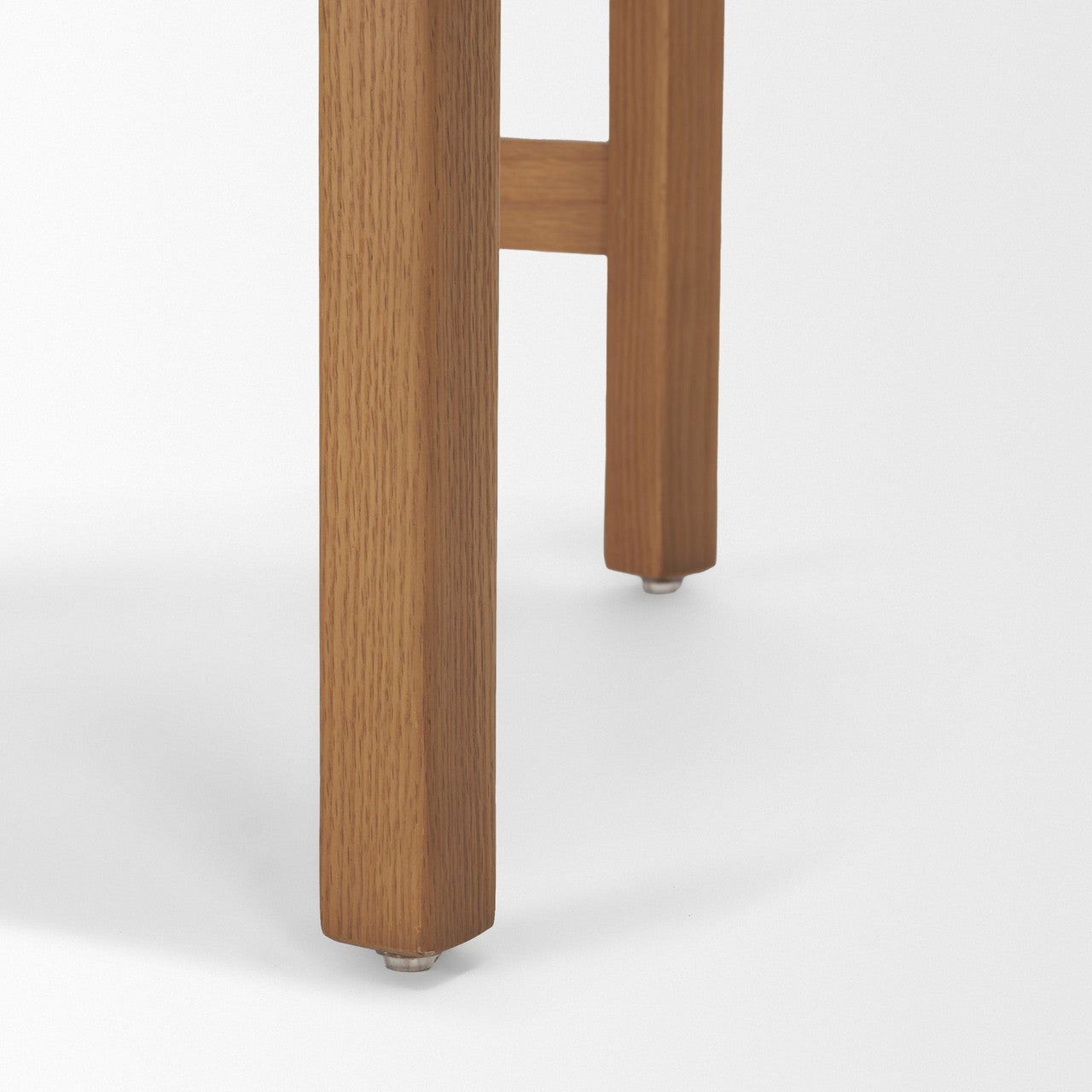 Carlisle Curved Back Tan Leather Tripod Frame Dining Armchair