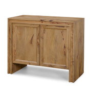 Notts Brown Wood 2-Door Accent Cabinet