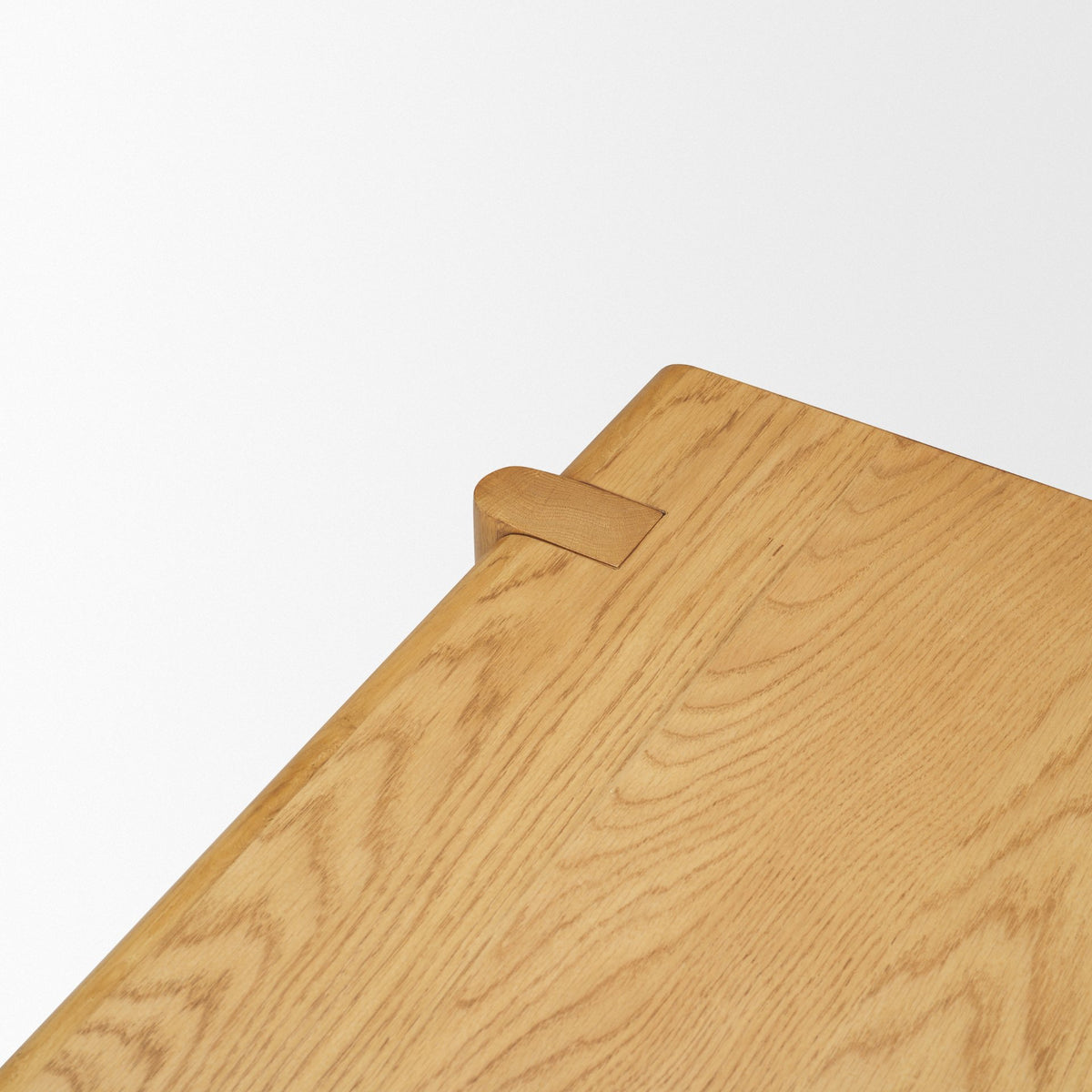 Rowan Light Brown Oak Wood Bench