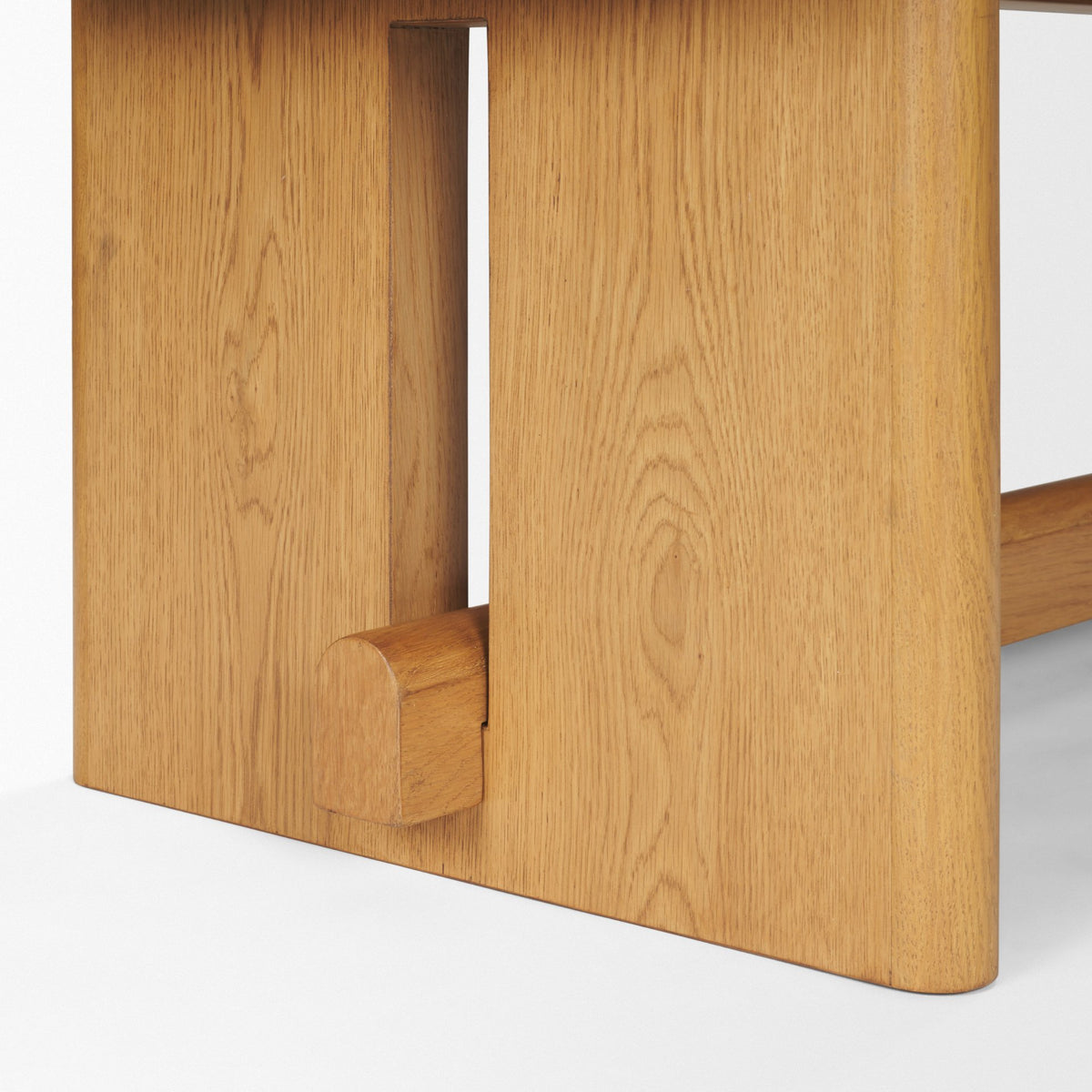 Rowan Light Brown Oak Wood Bench