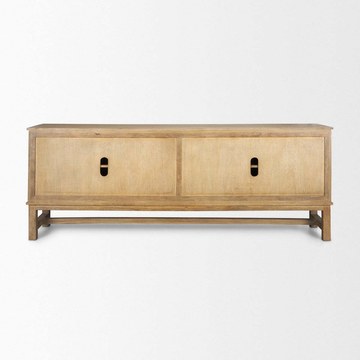 Truss Cool Brown Wood 4 Door Closed Sideboard