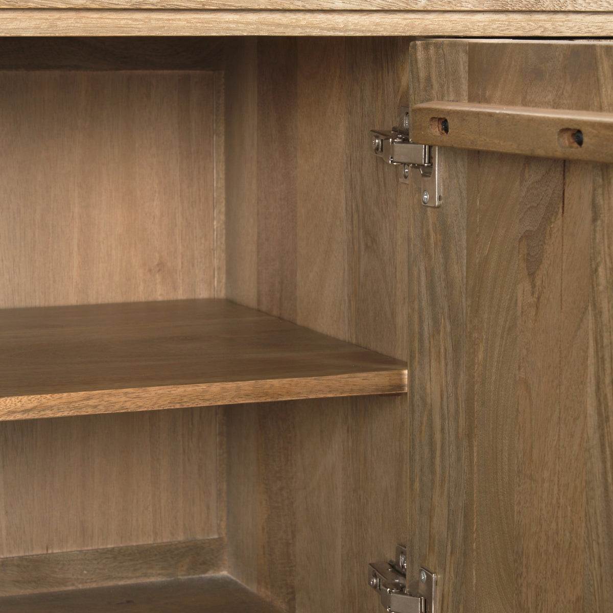Truss Cool Brown Wood 4 Door Closed Sideboard