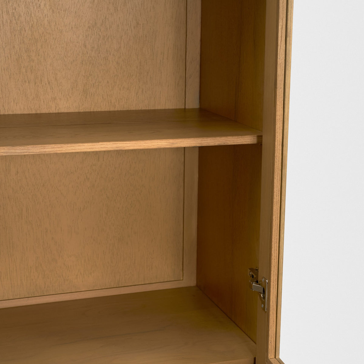 Hawthorne Solid Oak Wood w/ Glass Curio Cabinet