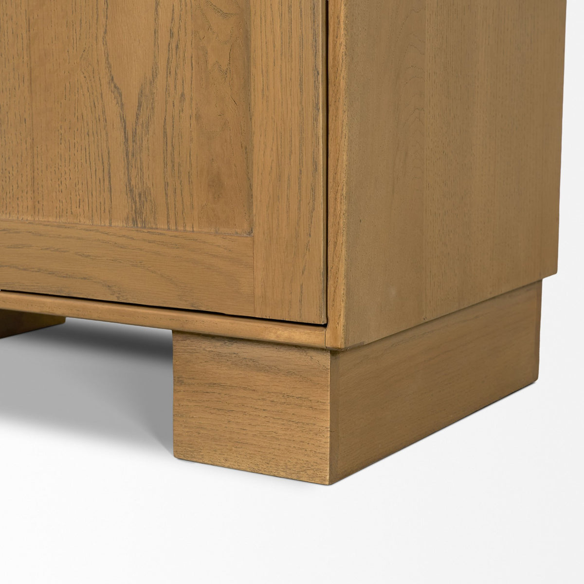 Hawthorne Solid Oak Wood w/ Glass Curio Cabinet