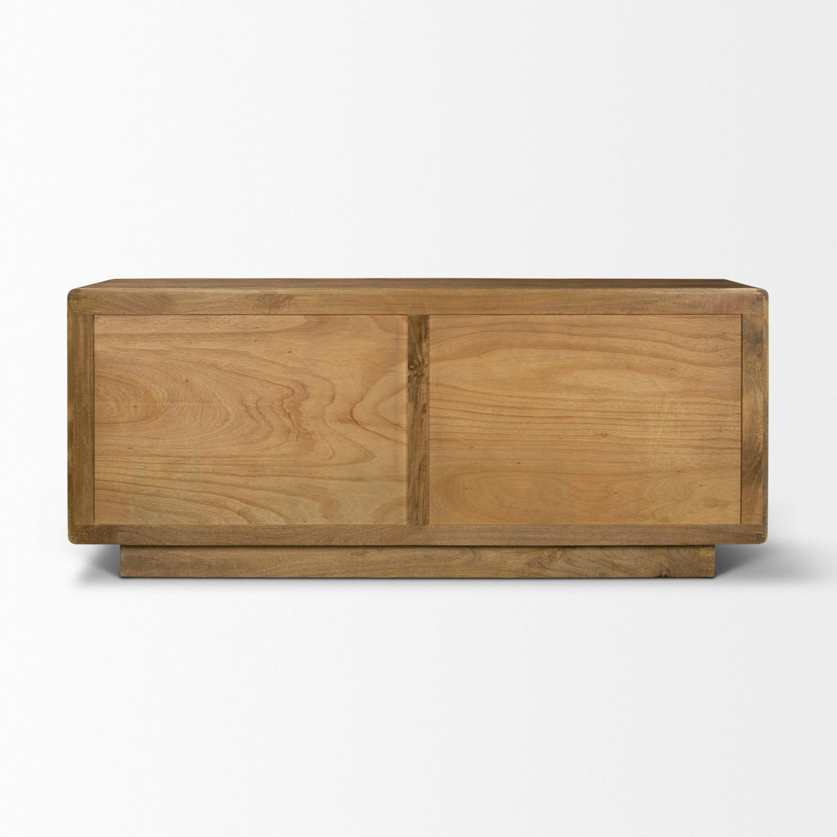 Valterra Dark Brown Wood w/ Cappuccino Marble 4 Door Sideboard