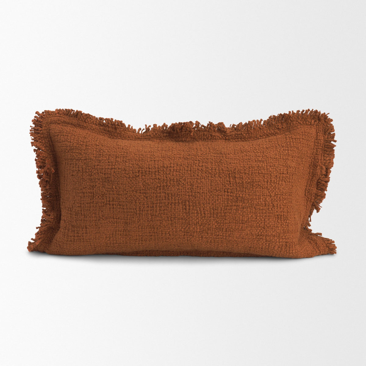 Kambal 14x26 Copper Rust Cotton Decorative Pillow Cover