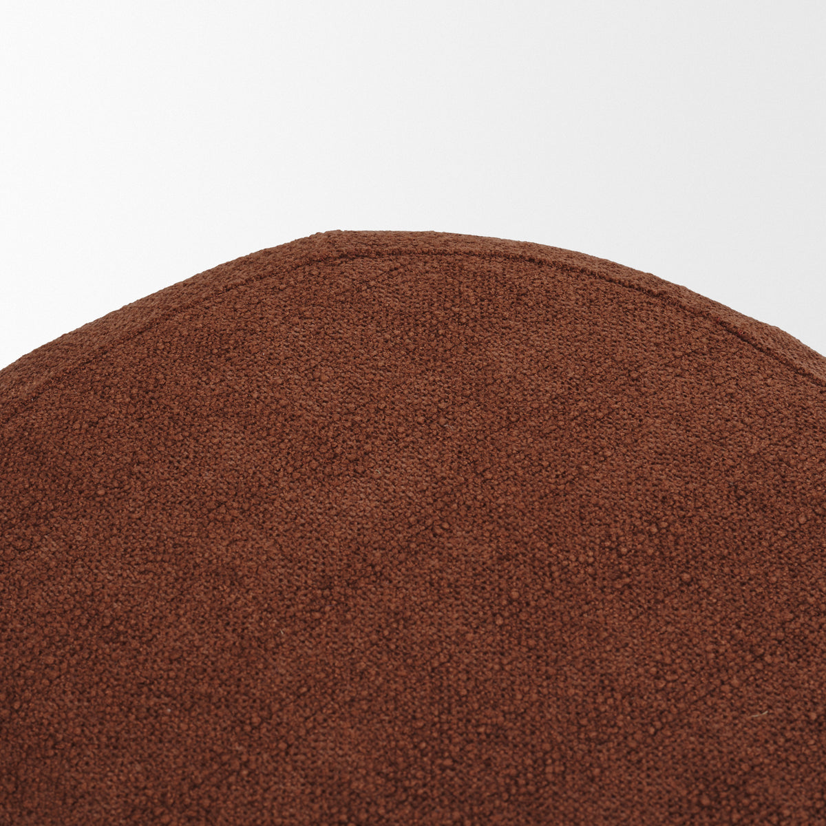 Siren Burgundy Fabric w/ Brown Ash Wood Oblong Bench