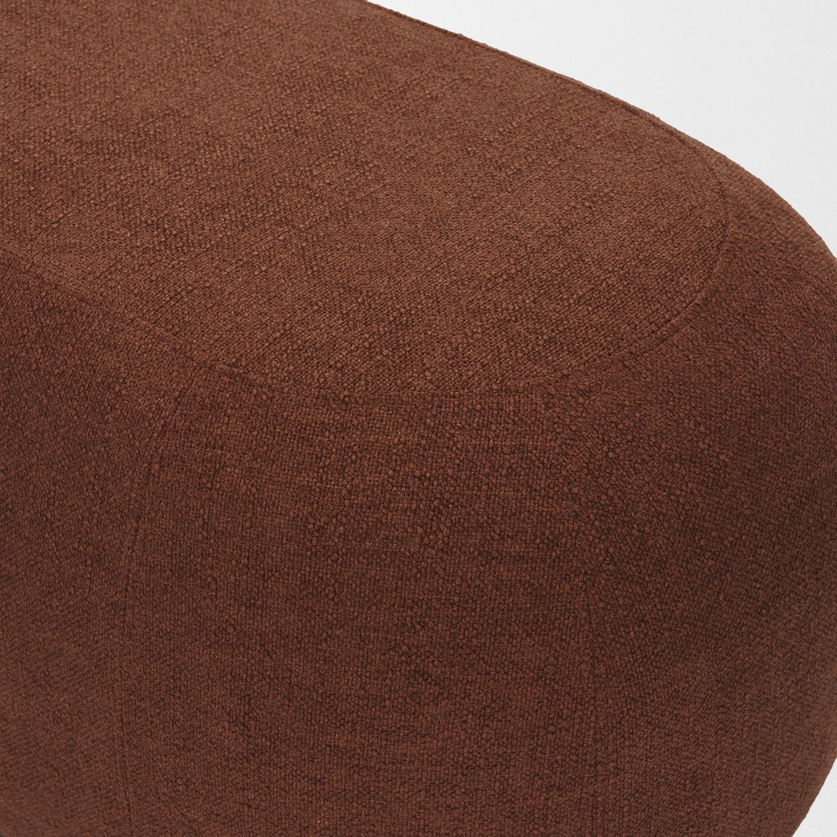 Siren Burgundy Fabric w/ Brown Ash Wood Oblong Bench