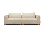 Warner Frame 2 Piece Sofa Set w/Back Cushions