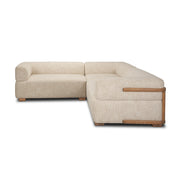 Warner Frame 3 Piece Sofa Set w/S Corner Piece, Standard Small Corner