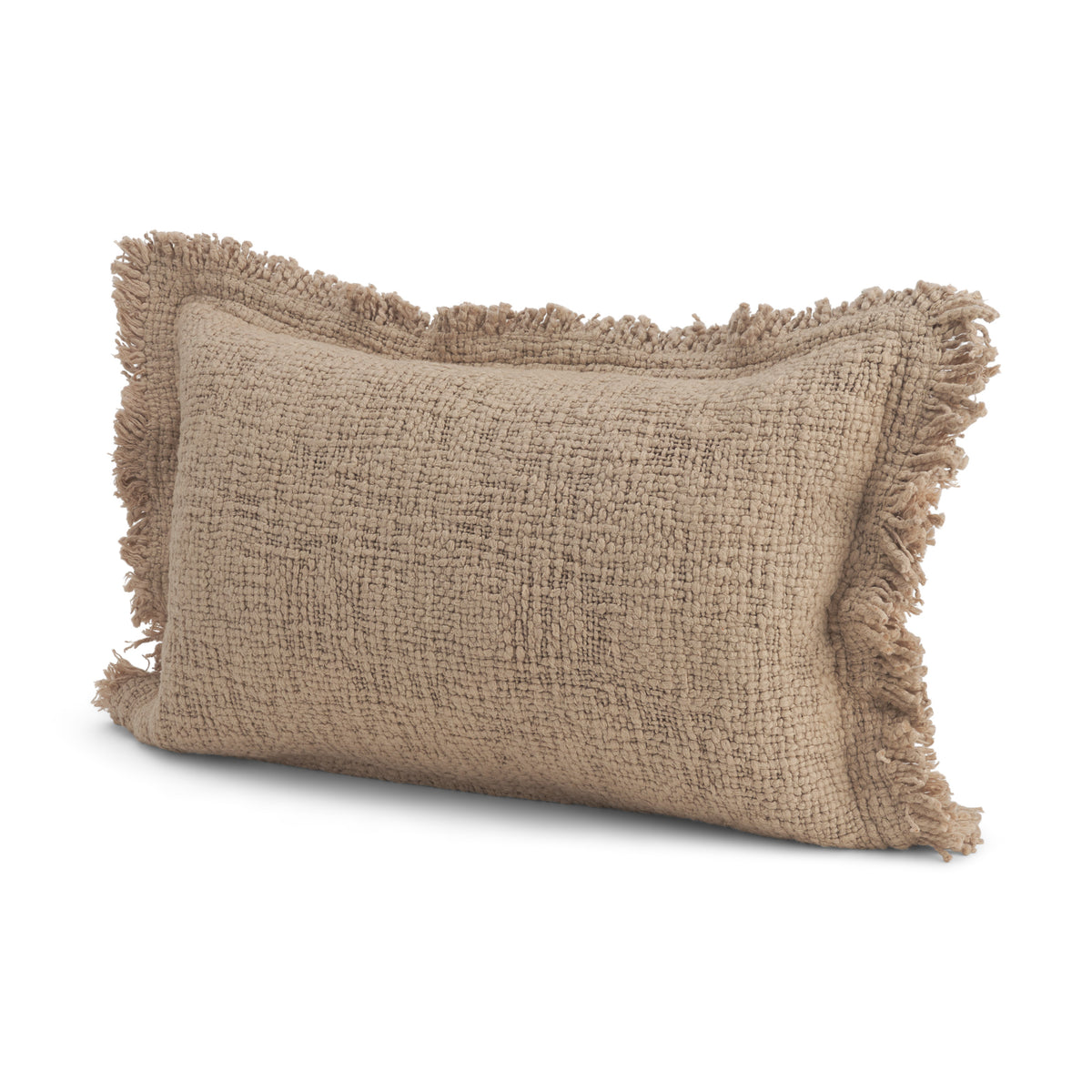 Kambal 13x21 Sand Cotton Pillow Cover w/Non-Allergen Filler