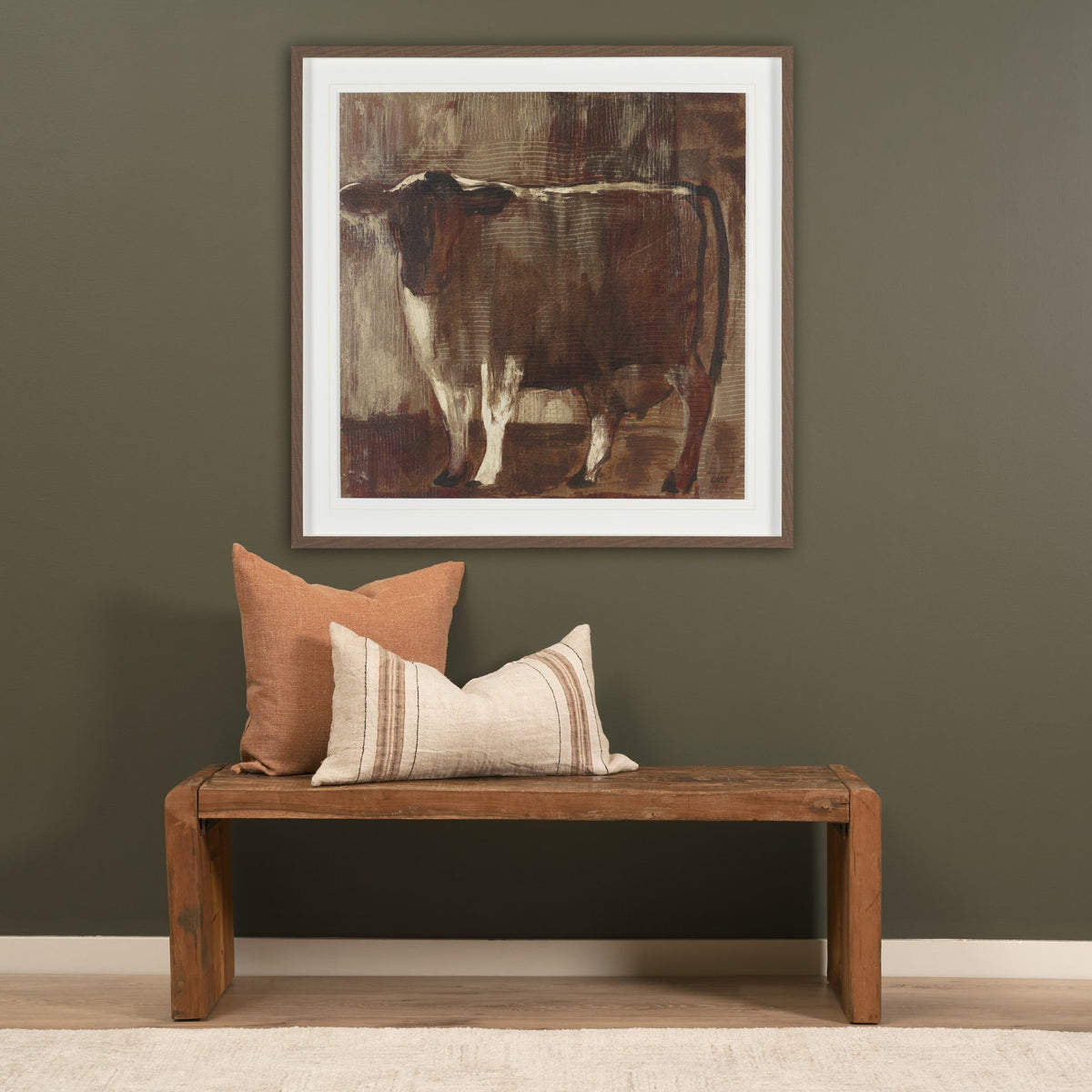 Estelle Rustic Brown Reclaimed Wood Bench