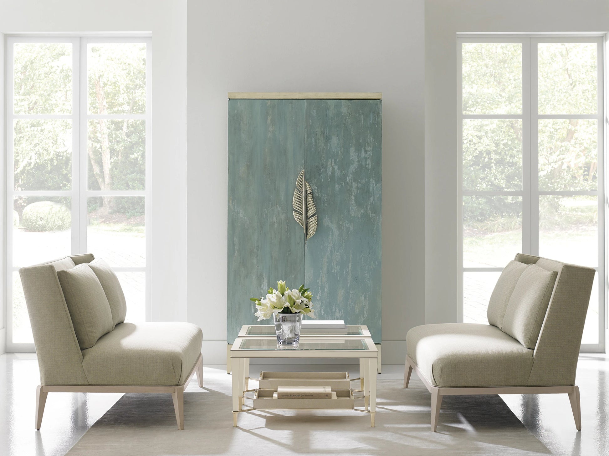 Watercolours Armoires & Wardrobes Armoire 44" by Caracole - view 2