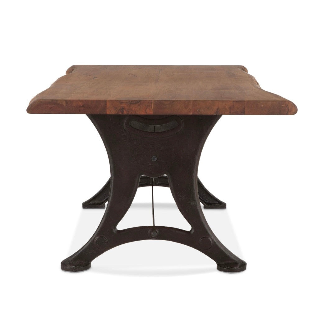 Organic Forge 72" Dining Table in Raw Walnut 