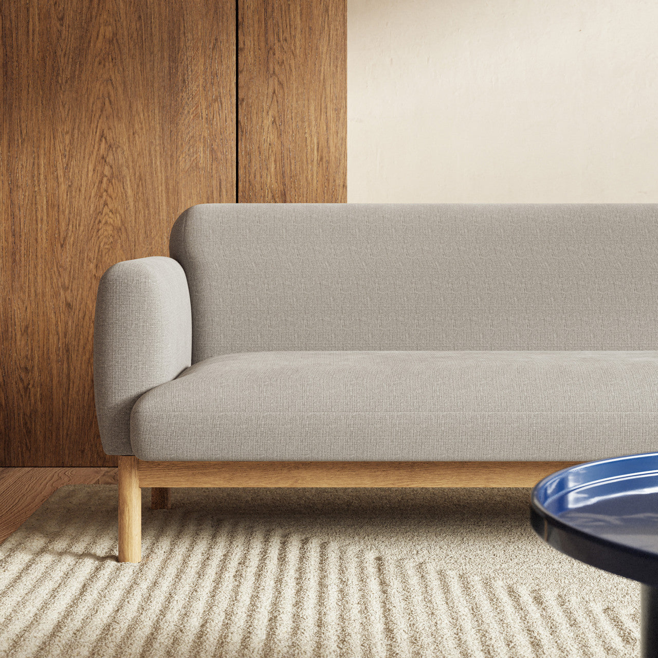 Metro - Tulum 3 Seater Sofa - Light Gray