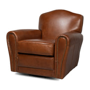 Elite French Club Swivel Chair by Sarreid Ltd