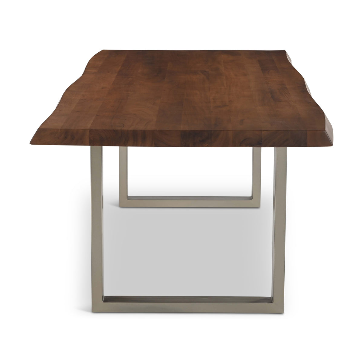 Brooks Dining Table U Base 40" x 92" Americano Top - Pewter Base by Urbia - detail 3