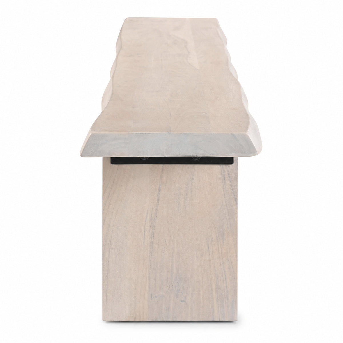 Brooks Bench 102" - White Wash Frame by Urbia - detail 3