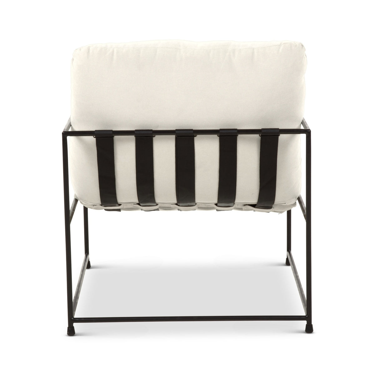 Metro Trent Accent Chair - Washed White Upholstery by Urbia - detail 5