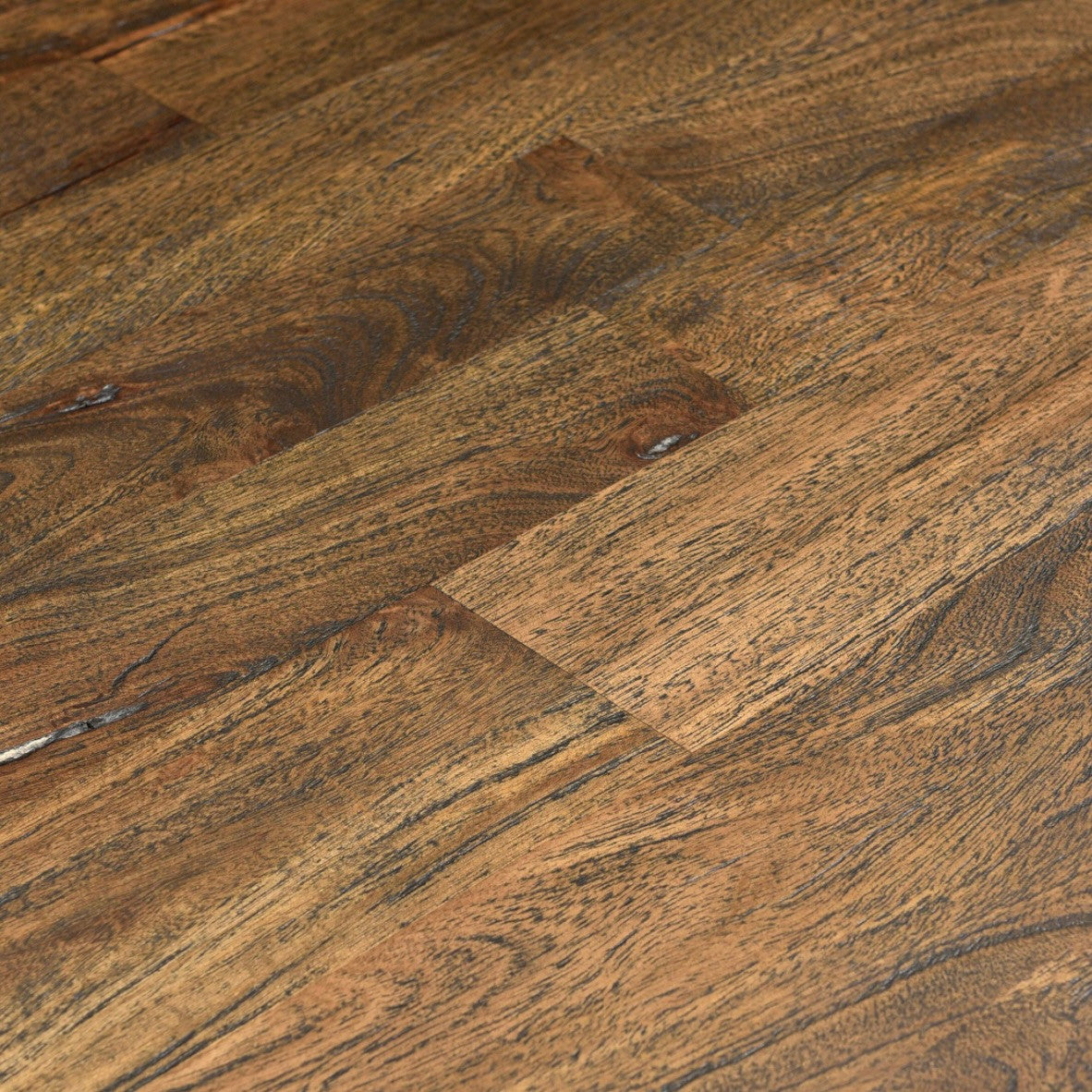 Nimes 98" Solid Wood Dining Table in Weathered Mango