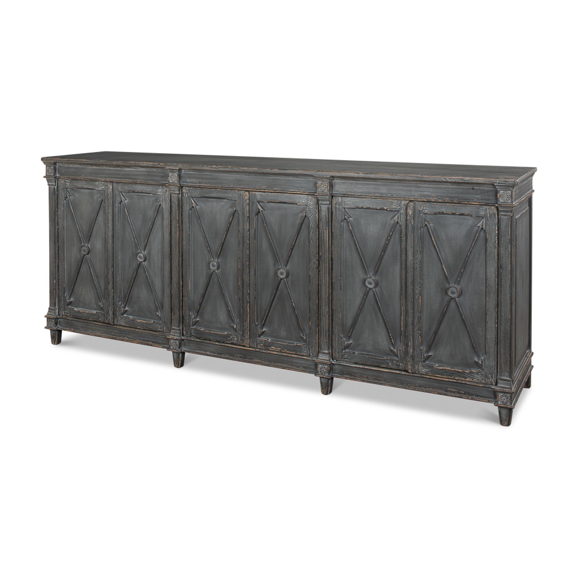 Marksman Sideboard, Concrete Grey by Sarreid Ltd