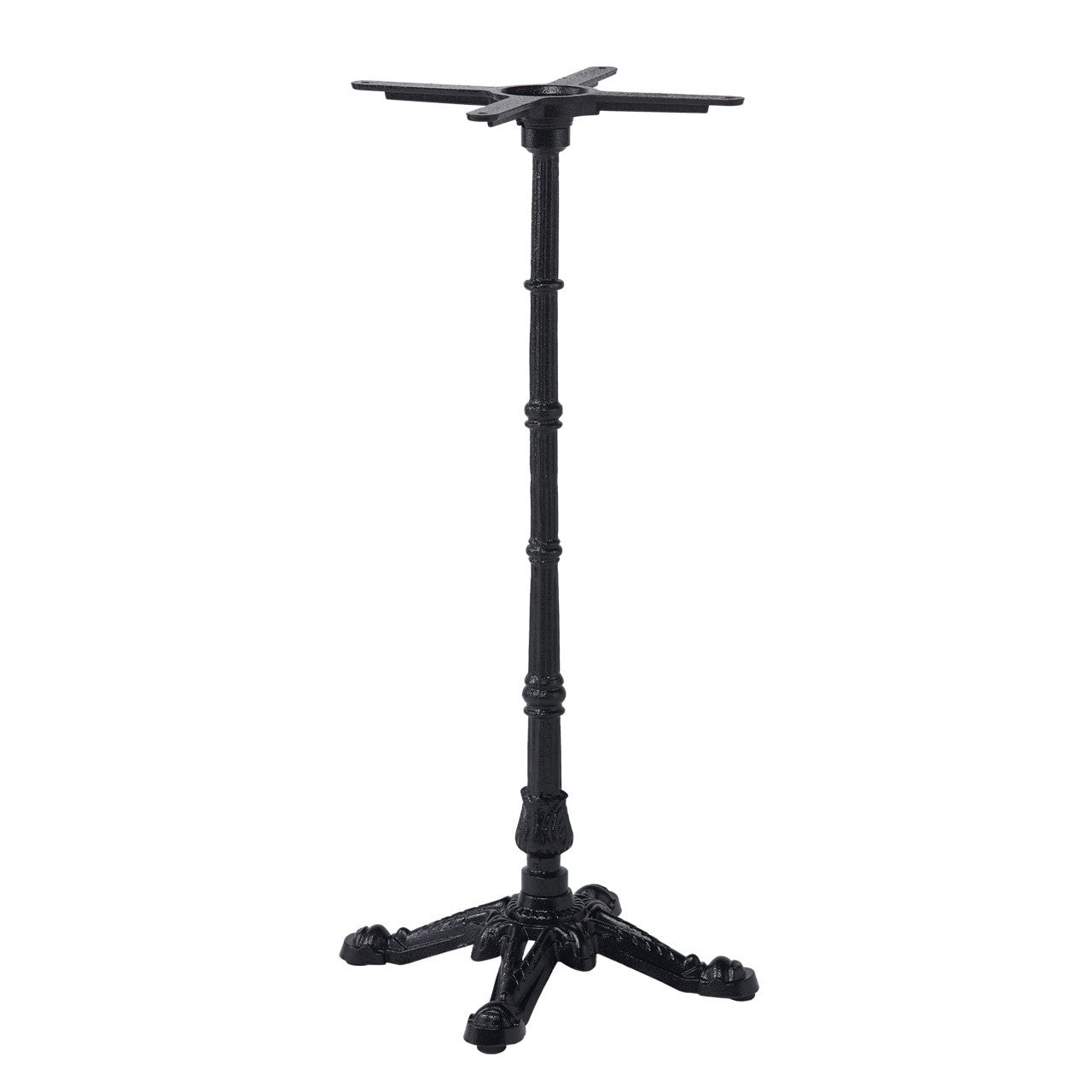 Rive Gauche 4-Prong Cast Iron French Bistro Bar Table Base by Sika Design