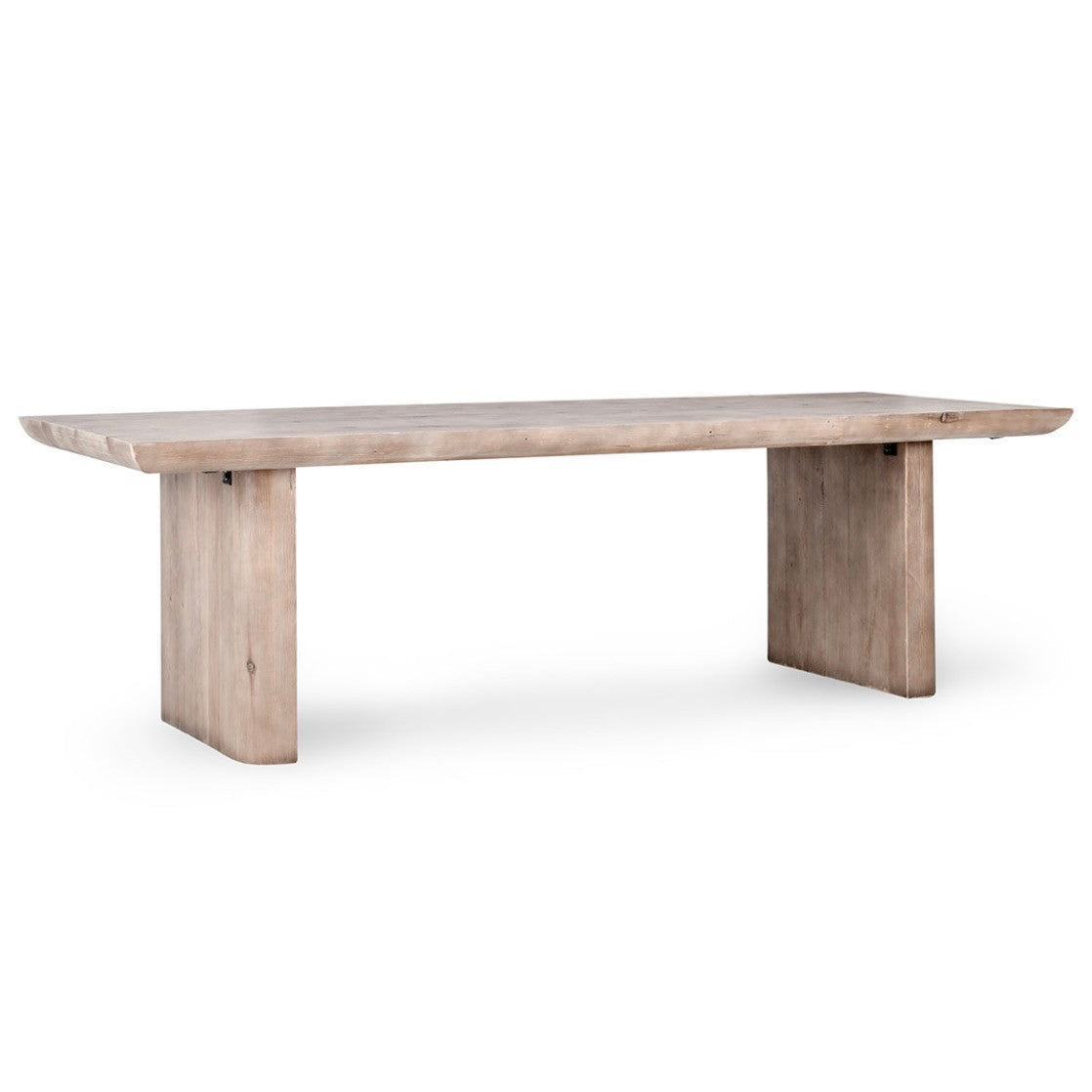 Murphy 100" Reclaimed Wood Dining Table - White Wash