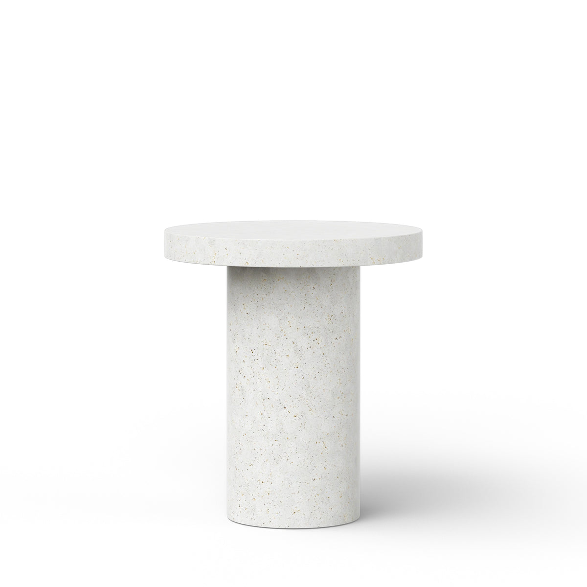 Circa Ivory Terrazzo Concrete Bar Height Table 38" by Urbia - product view