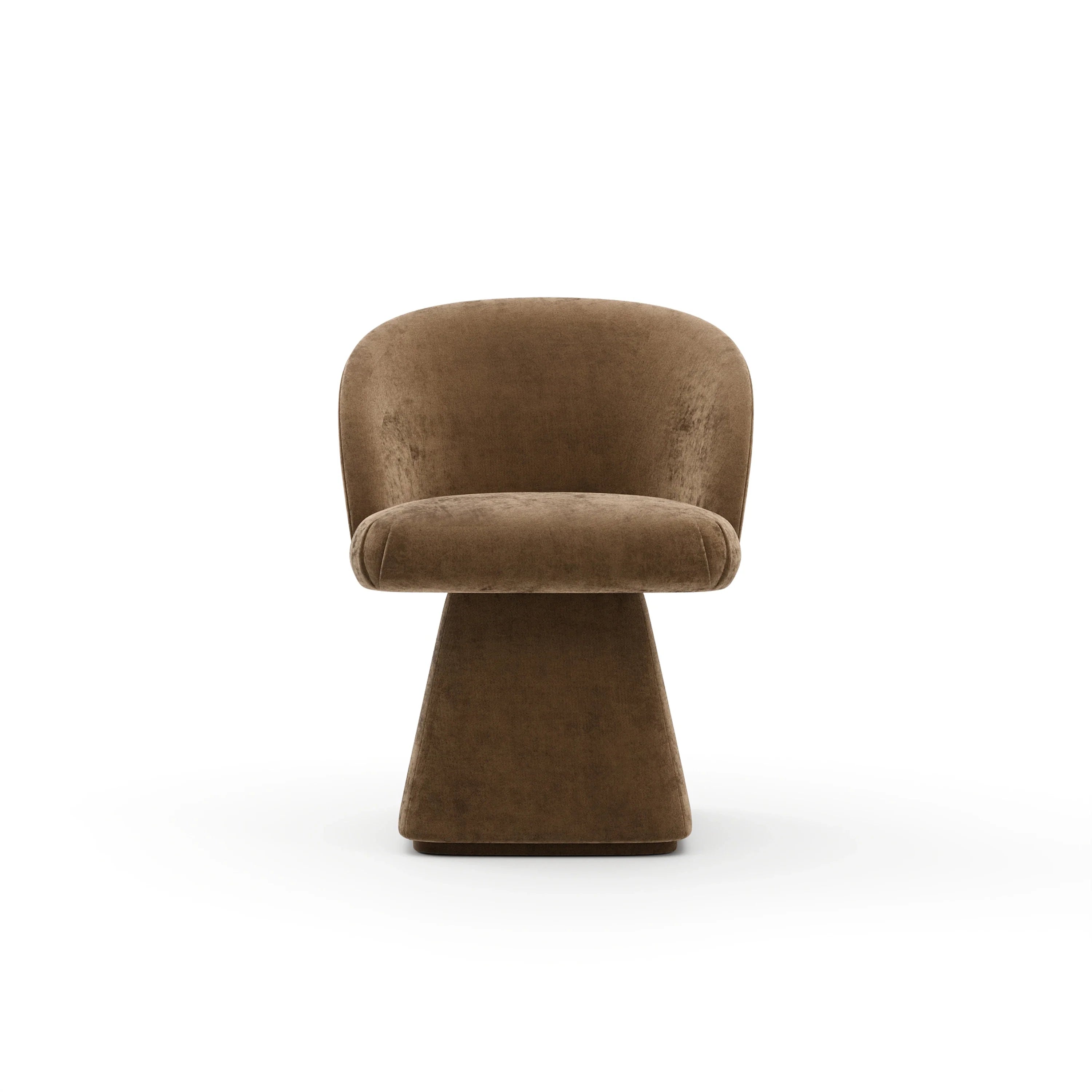 Vuelta Uph Dining Chair - Camel 40" by Caracole