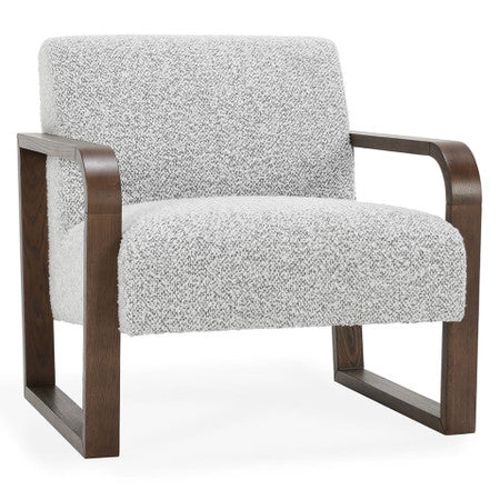 Lexington Boucle Accent Chair in Mercury Gray