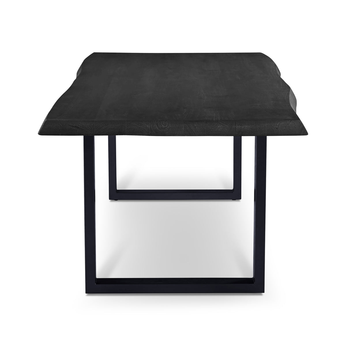 Brooks Dining Table U Base 40" x 92" Ebonized Top - Black Base by Urbia - detail 3