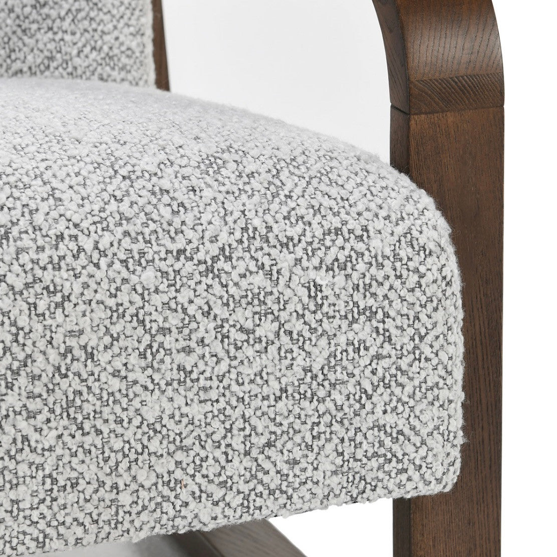 Lexington Boucle Accent Chair in Mercury Gray