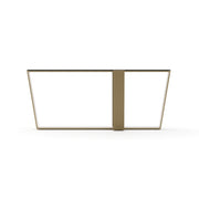 Counter Balance Console Table Brushed Gold 69" by Caracole