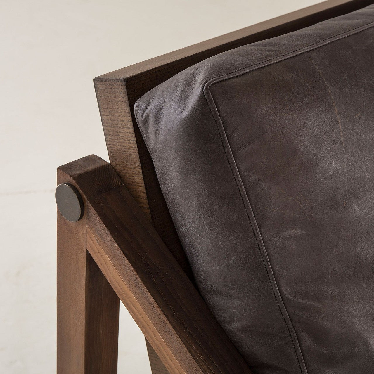Thomas Bina Teddy Chair - Story Black Leather