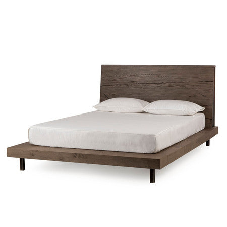 Matilda Knotty Oak Queen Platform Bed
