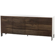 Cardosa Reclaimed Wood + White Lacquer Media Console