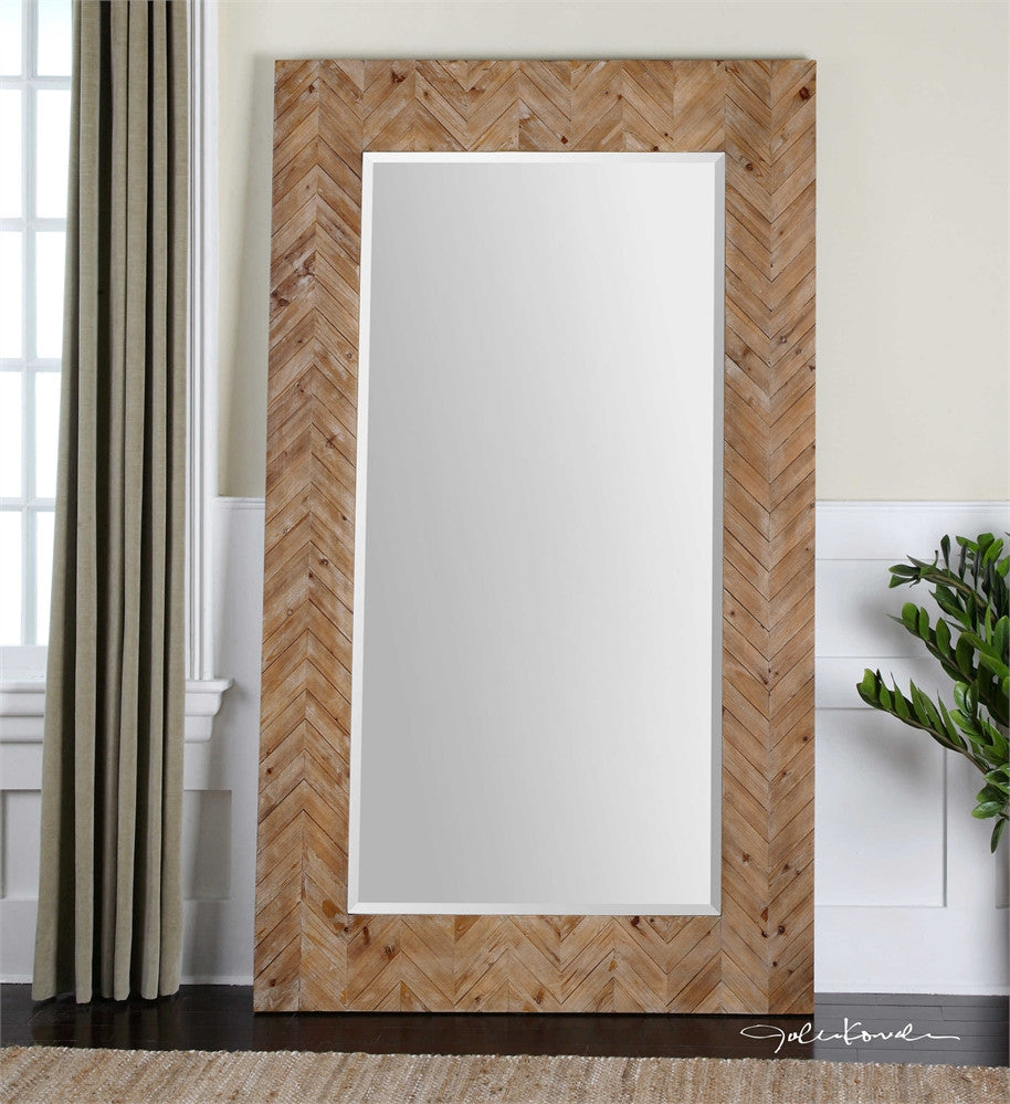 Uttermost Demetria Oversized Wooden Mirror