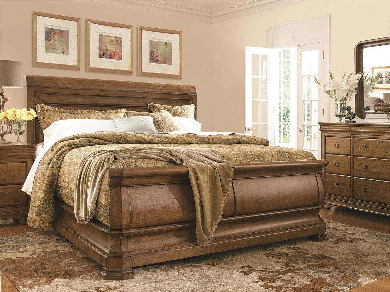 New Lou Louie P&'x27's Cal King Sleigh Bed