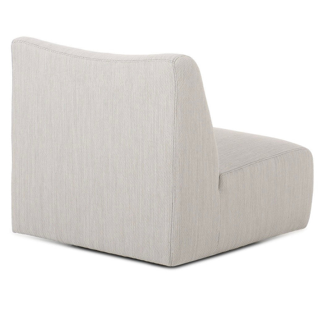 Atlas Outdoor Swivel Chair in Gray